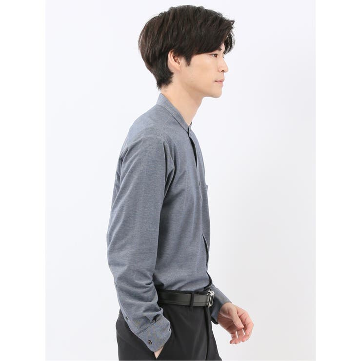 アルティマ バンドカラー ビジカジ長袖シャツ | TAKA-Q MEN | 詳細画像14 