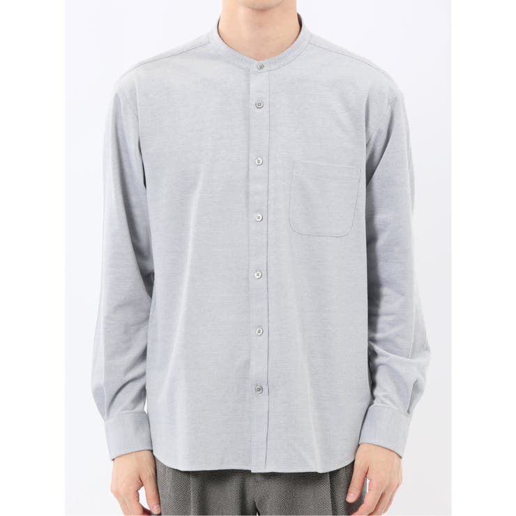 アルティマ バンドカラー ビジカジ長袖シャツ | TAKA-Q MEN | 詳細画像6 