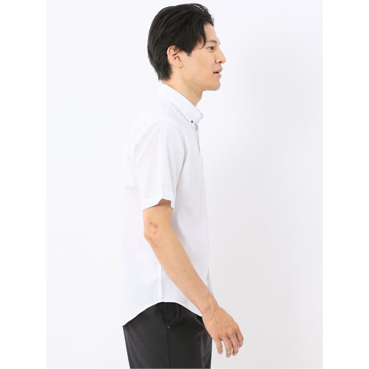 綿100% ドビー ボタンダウン半袖シャツ | TAKA-Q MEN | 詳細画像4 