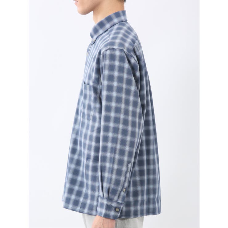 ジェリー/GERRY オンブレチェック 長袖シャツアウター | TAKA-Q MEN | 詳細画像17 