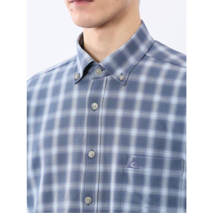 ジェリー/GERRY オンブレチェック 長袖シャツアウター | TAKA-Q MEN | 詳細画像19 