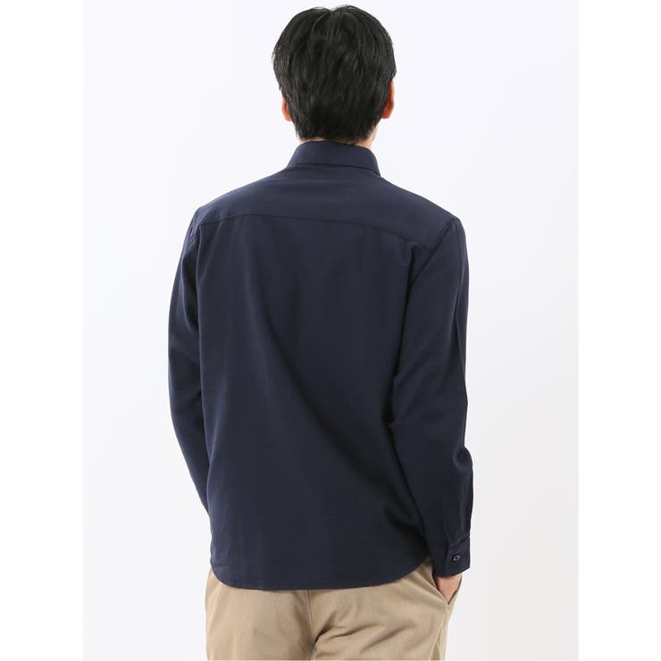 綿100% ヘリンボン ボタンダウン長袖シャツ | TAKA-Q MEN | 詳細画像30 