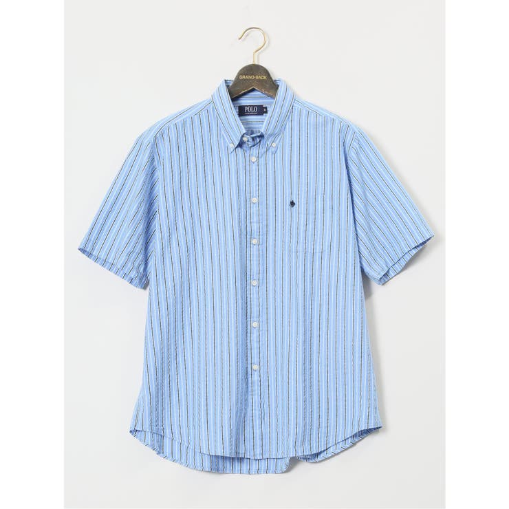 季節のおすすめ商品 大きいサイズ】ポロ/POLO サッカーストライプ ボタンダウン半袖 その他