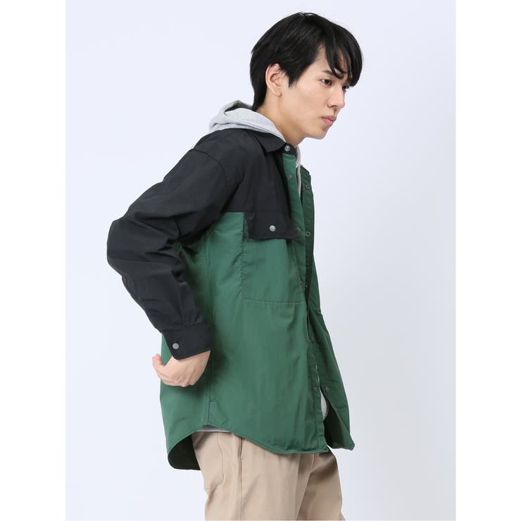 【WEB限定】ジェリー/GERRY ナイロンタイプライター シャツアウター | TAKA-Q MEN | 詳細画像4 