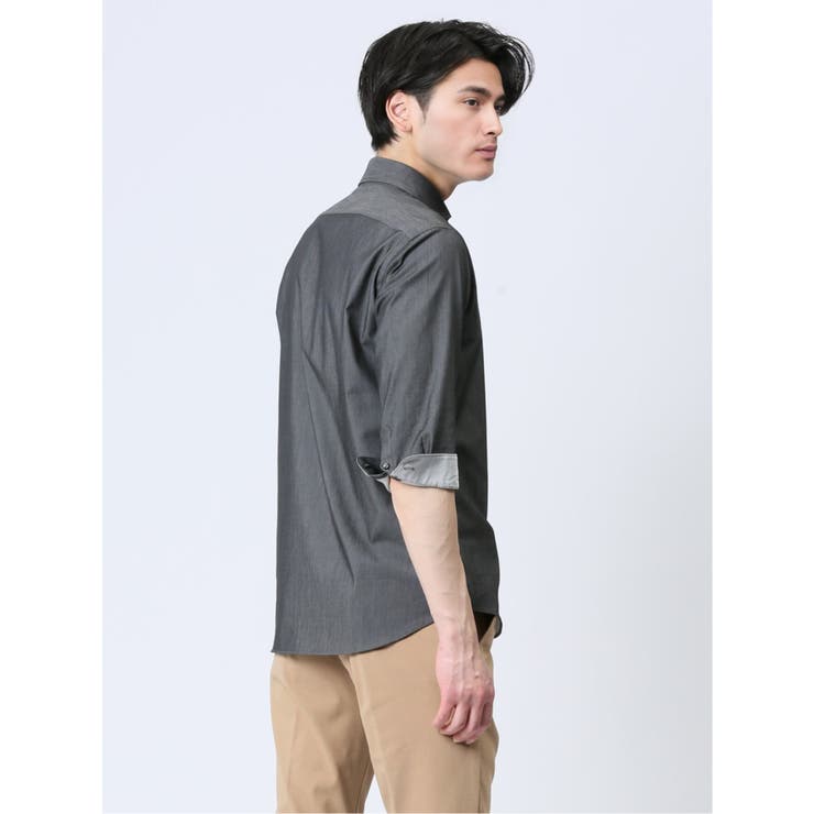 ソラーロ カッタウェイ7分袖シャツ | TAKA-Q MEN | 詳細画像16 
