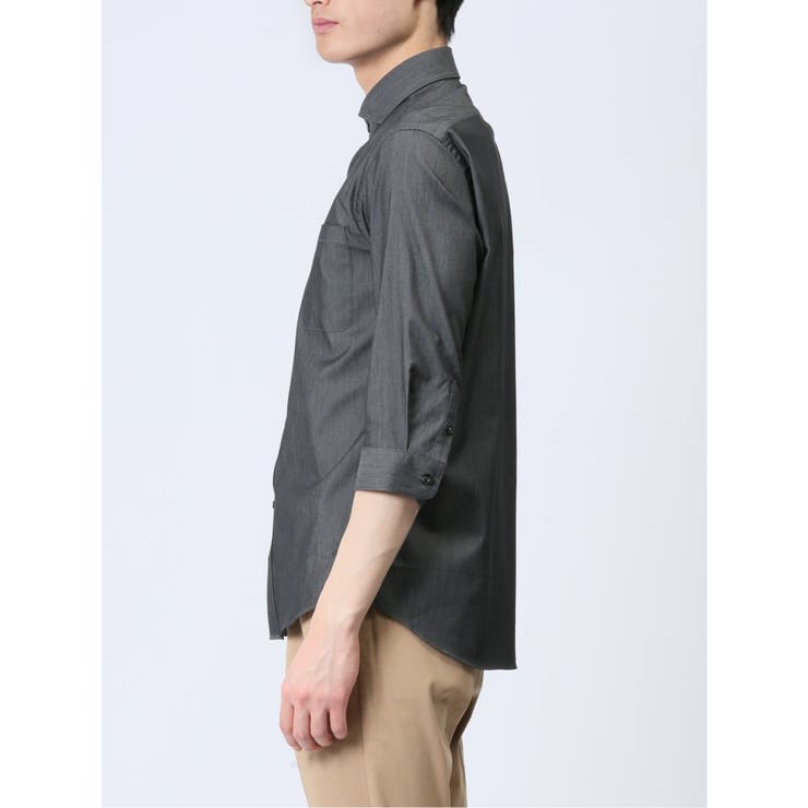ソラーロ カッタウェイ7分袖シャツ | TAKA-Q MEN | 詳細画像18 