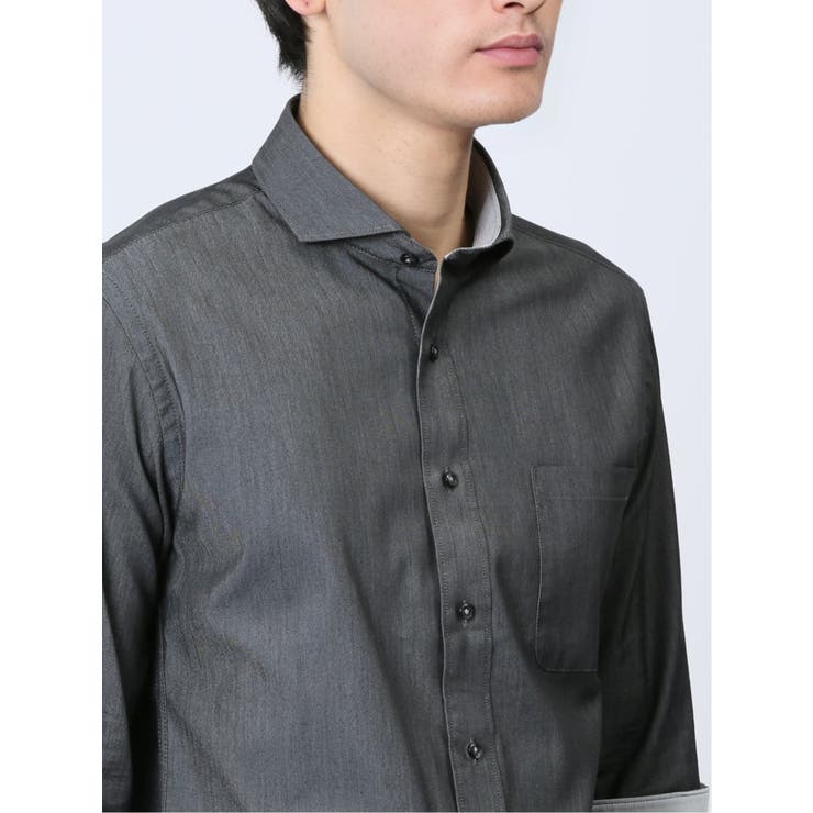 ソラーロ カッタウェイ7分袖シャツ | TAKA-Q MEN | 詳細画像20 