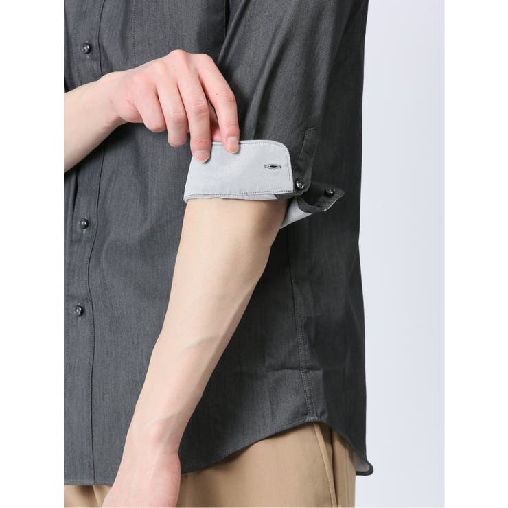 ソラーロ カッタウェイ7分袖シャツ | TAKA-Q MEN | 詳細画像21 