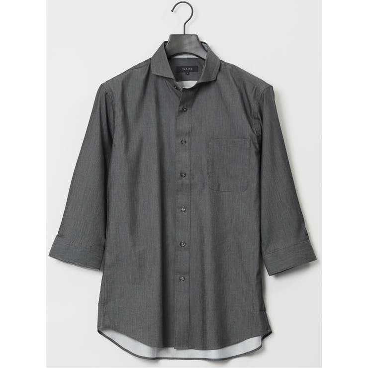 ソラーロ カッタウェイ7分袖シャツ | TAKA-Q MEN | 詳細画像23 