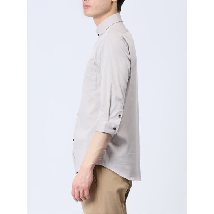 ソラーロ カッタウェイ7分袖シャツ | TAKA-Q MEN | 詳細画像30 