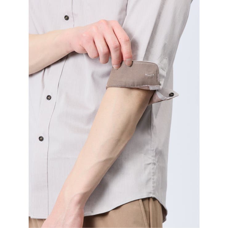 ソラーロ カッタウェイ7分袖シャツ | TAKA-Q MEN | 詳細画像33 