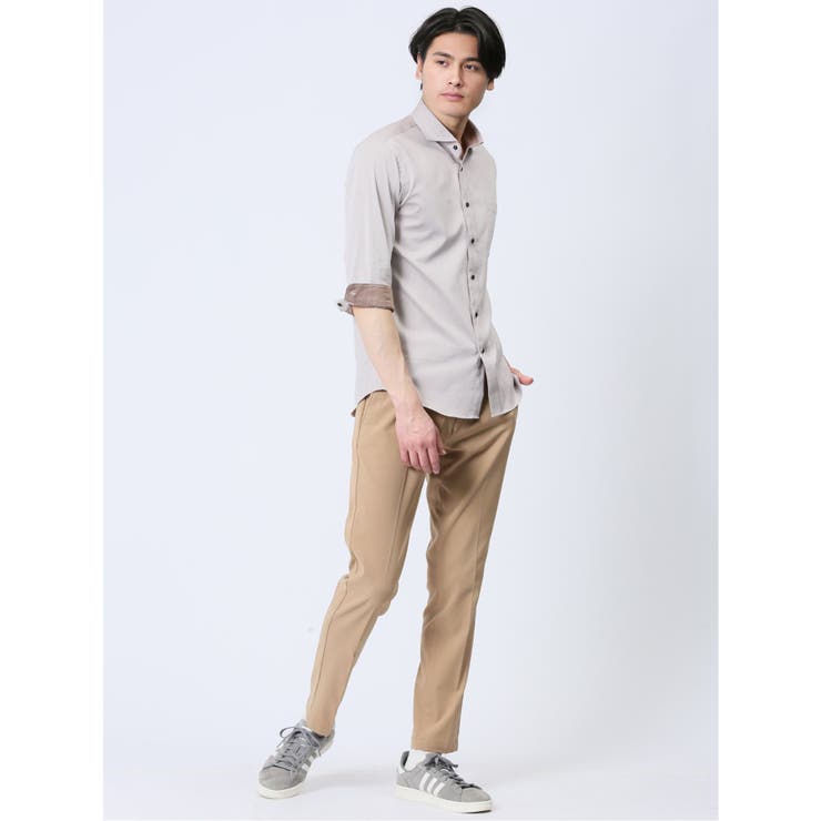 ソラーロ カッタウェイ7分袖シャツ | TAKA-Q MEN | 詳細画像34 