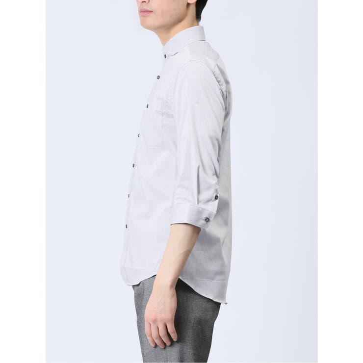 ソラーロ カッタウェイ7分袖シャツ | TAKA-Q MEN | 詳細画像6 