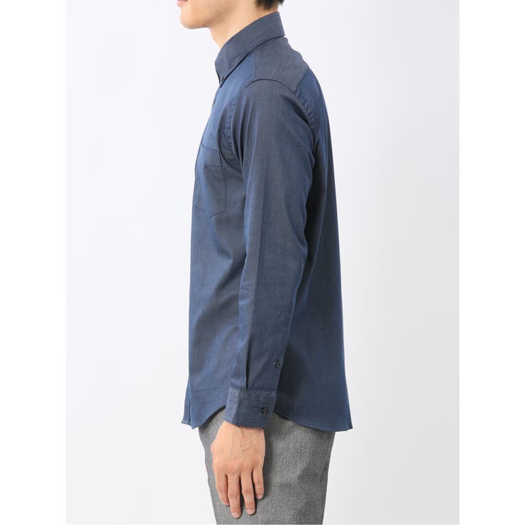 ストレッチ ソラーロ ボタンダウン長袖シャツ | TAKA-Q MEN | 詳細画像37 