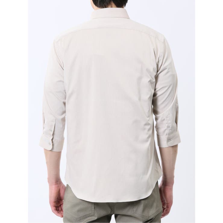 ストレッチ ソラーロ ワイドカラー7分袖シャツ | TAKA-Q MEN | 詳細画像31 