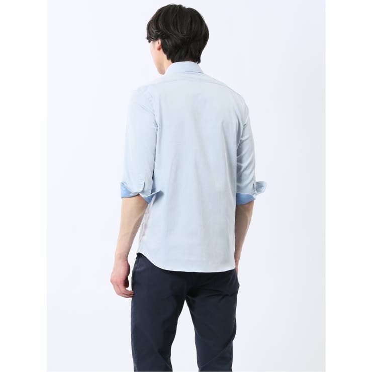 ストレッチ ソラーロ ワイドカラー7分袖シャツ | TAKA-Q MEN | 詳細画像36 