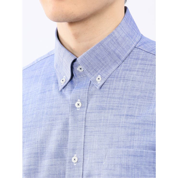 ストレッチ 綿スラブ ボタンダウン 7分袖 シャツ | TAKA-Q MEN | 詳細画像27 