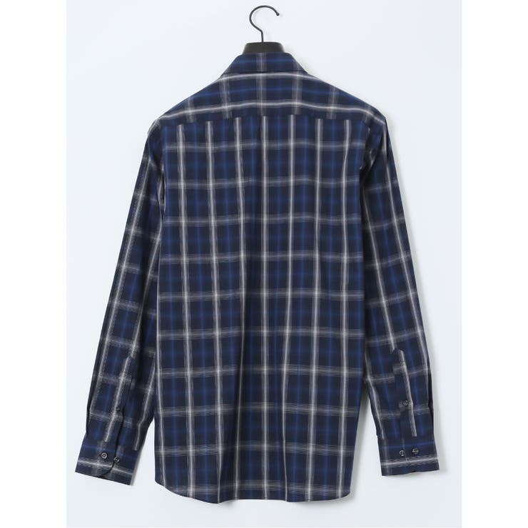 ストレッチ 綿チェック ボタンダウン長袖シャツ | TAKA-Q MEN | 詳細画像11 