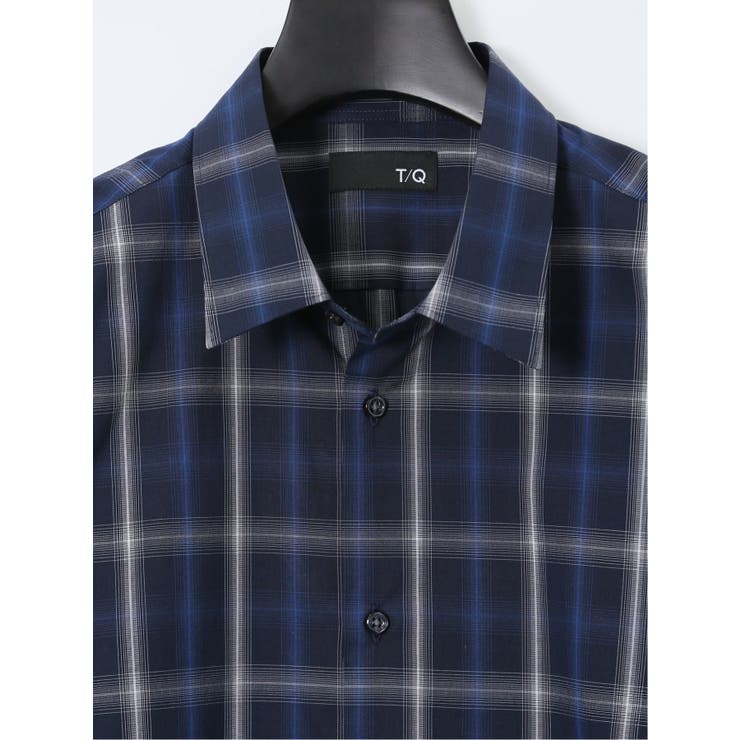 ストレッチ 綿チェック ボタンダウン長袖シャツ | TAKA-Q MEN | 詳細画像12 