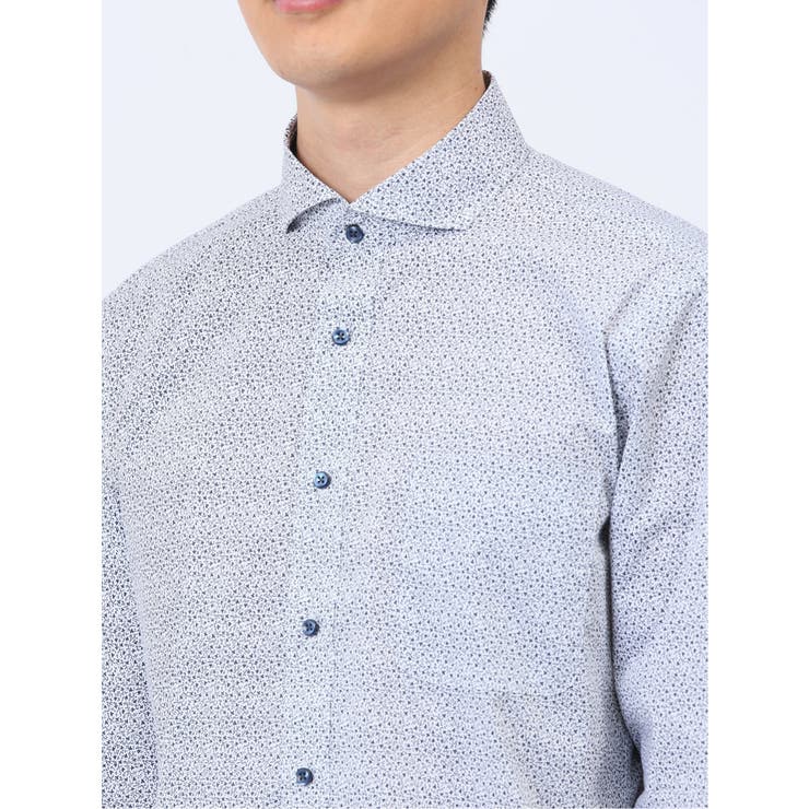 ストレッチ プリント カッタウェイ長袖シャツ | TAKA-Q MEN | 詳細画像19 