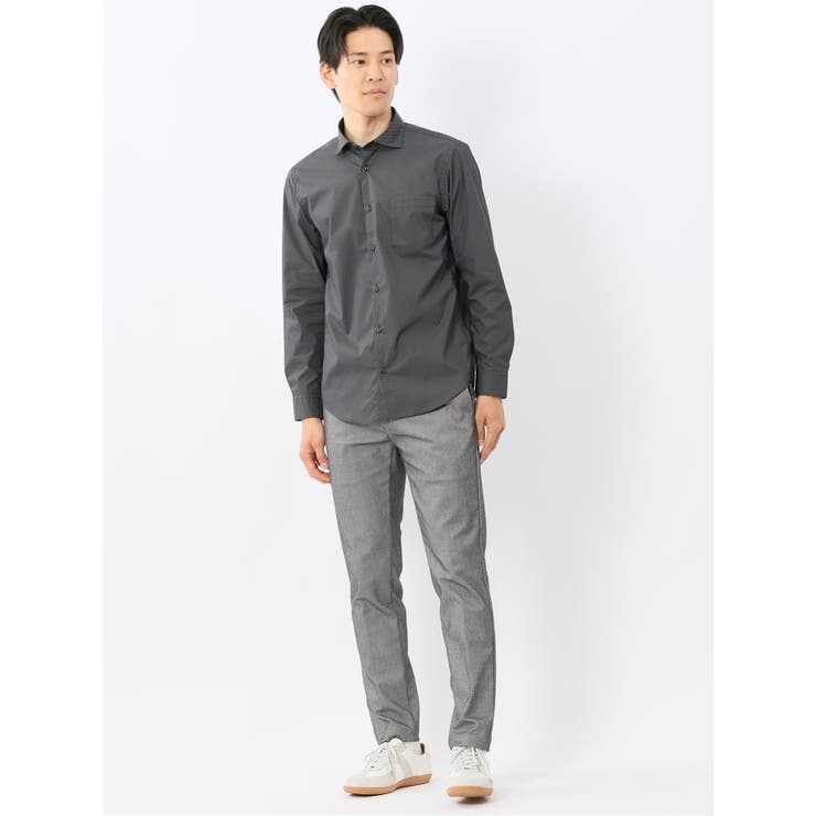 ストレッチ プリント ワイドカラー長袖シャツ | TAKA-Q MEN | 詳細画像15 