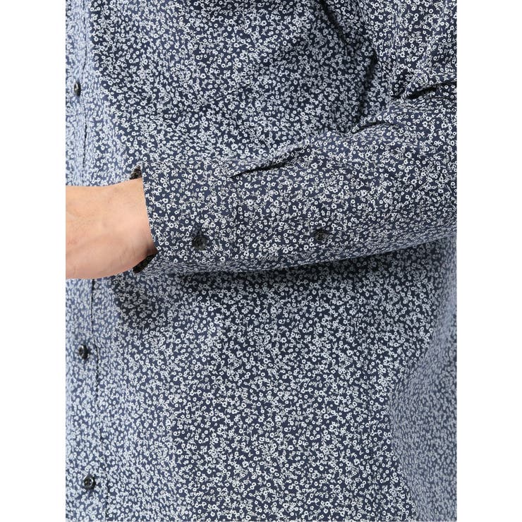 ストレッチ プリント ボタンダウン長袖シャツ | TAKA-Q MEN | 詳細画像20 