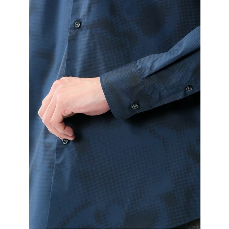 ストレッチ プリント レギュラーカラー長袖シャツ | TAKA-Q MEN | 詳細画像10 