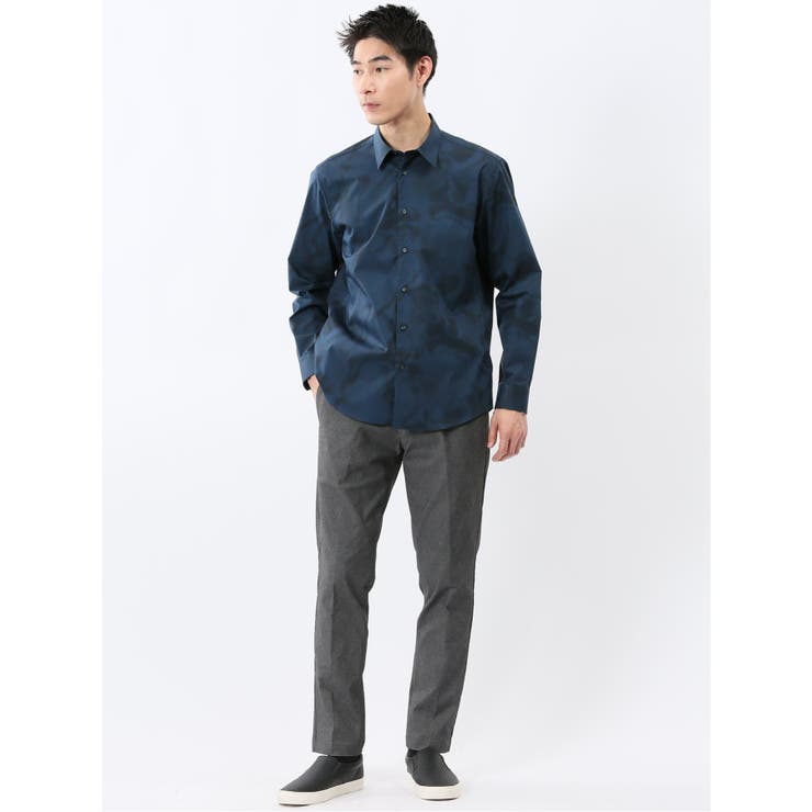 ストレッチ プリント レギュラーカラー長袖シャツ | TAKA-Q MEN | 詳細画像5 
