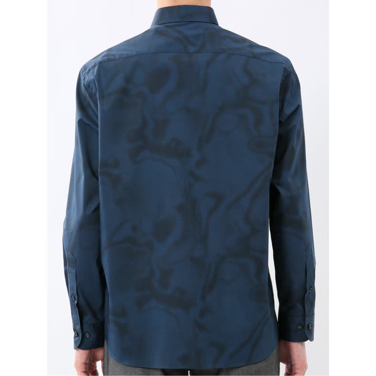 ストレッチ プリント レギュラーカラー長袖シャツ | TAKA-Q MEN | 詳細画像8 