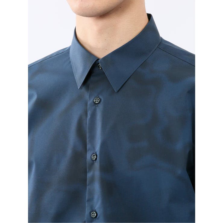 ストレッチ プリント レギュラーカラー長袖シャツ | TAKA-Q MEN | 詳細画像9 