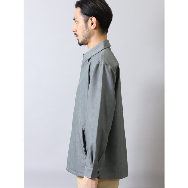 ストレッチツイル 長袖シャツアウター | TAKA-Q MEN | 詳細画像8 