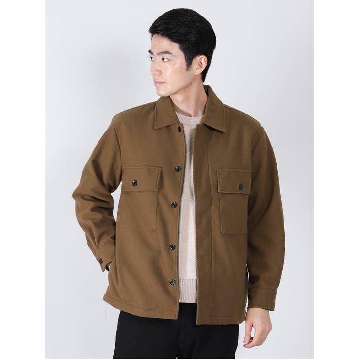 ニットメルトン CPOアウター[品番：TKQJ0013358]｜TAKA-Q MEN（タカキュー ）のメンズファッション通販｜SHOPLIST（ショップリスト）