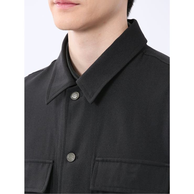 ヘリンボン シャツアウター | TAKA-Q MEN | 詳細画像9 