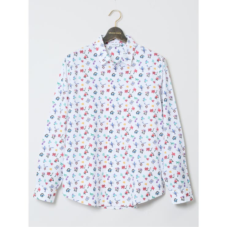 5サイズ展開/XS/XL/大きいサイズ】トロピカルプリント ハワイシャツ