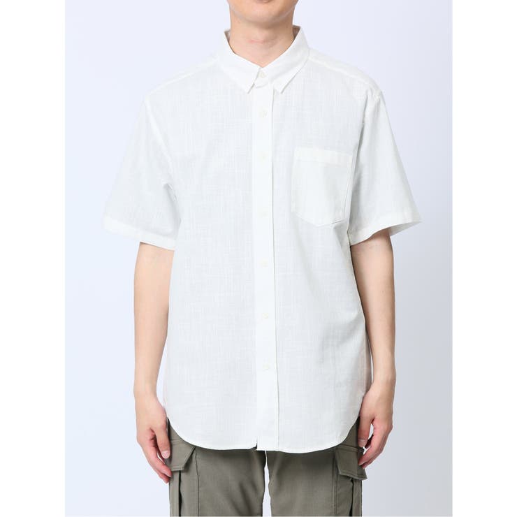 綿シャンブレー ボタンダウン半袖シャツ | TAKA-Q MEN | 詳細画像17 