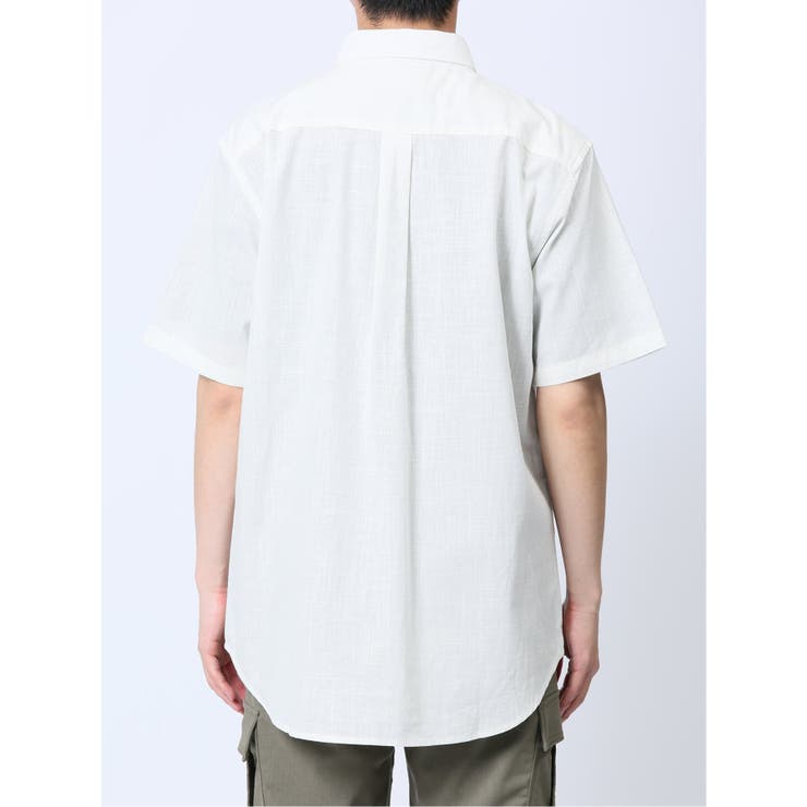 綿シャンブレー ボタンダウン半袖シャツ | TAKA-Q MEN | 詳細画像19 