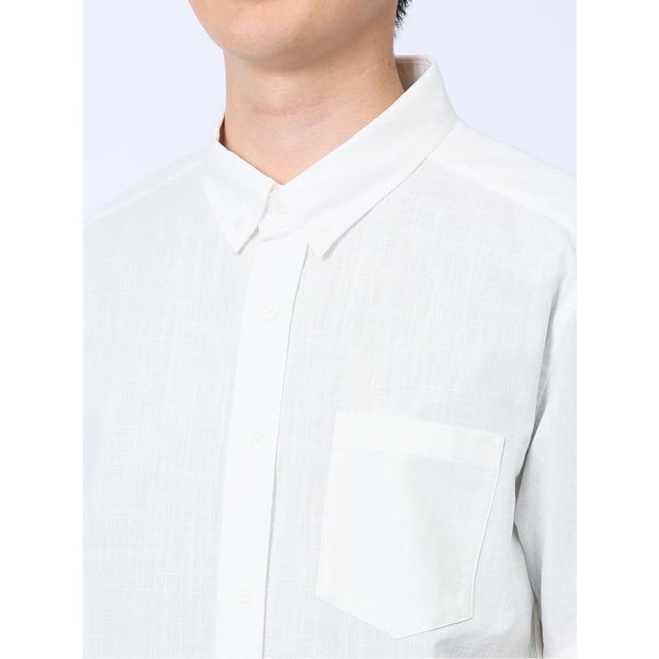 綿シャンブレー ボタンダウン半袖シャツ | TAKA-Q MEN | 詳細画像20 