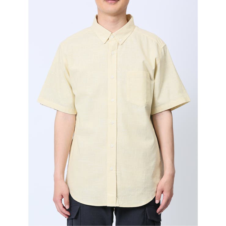 綿シャンブレー ボタンダウン半袖シャツ | TAKA-Q MEN | 詳細画像27 