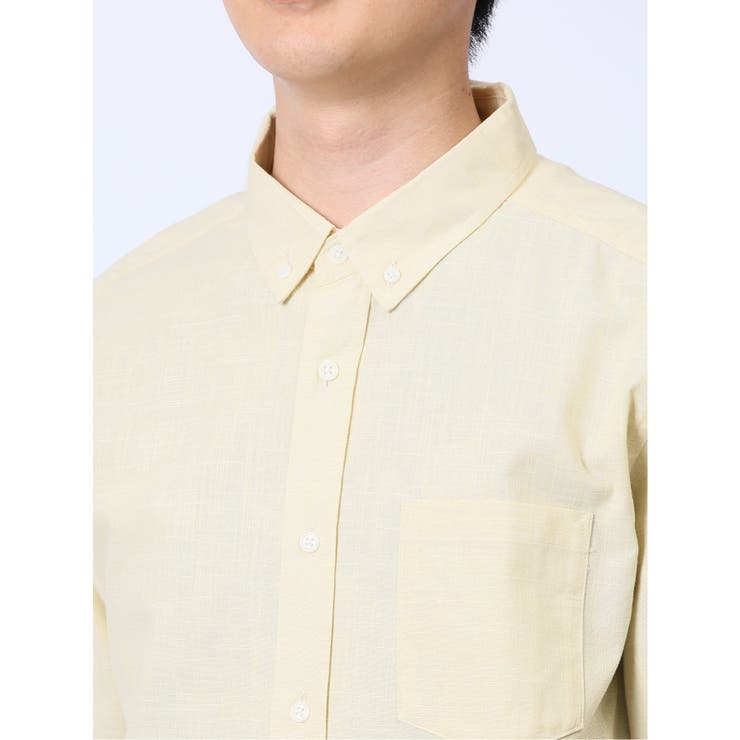 綿シャンブレー ボタンダウン半袖シャツ | TAKA-Q MEN | 詳細画像30 