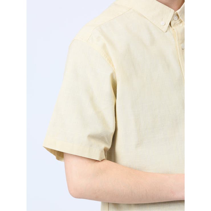 綿シャンブレー ボタンダウン半袖シャツ | TAKA-Q MEN | 詳細画像31 