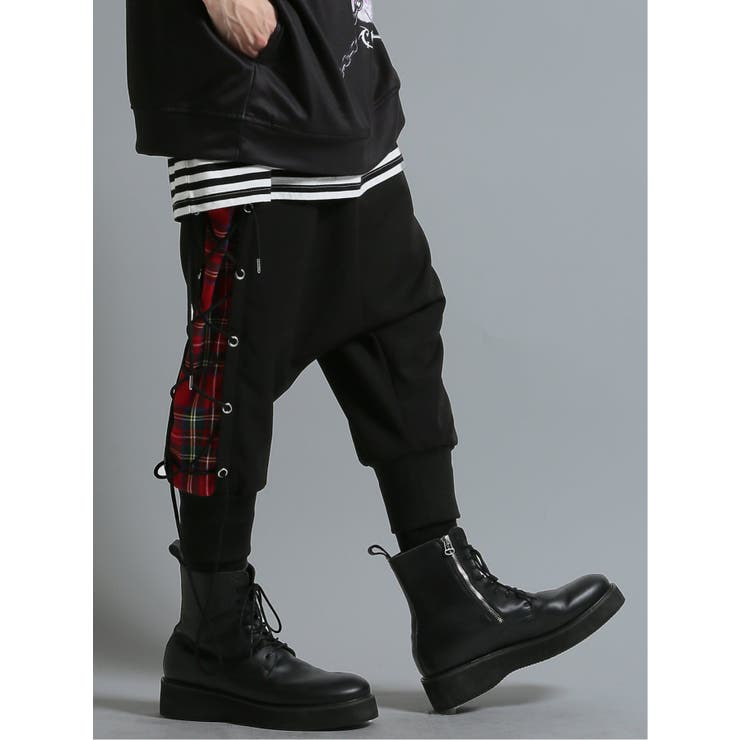 【未使用】 PSYCHO NATION レースアップ クロップド パンツ CV Select PSYCHO NATION レースアップクロップドパンツの通販