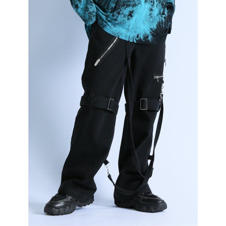 サイコネーション/PSYCHONATION ボンテージ フレアーパンツ[品番：TKQJ0021352]｜TAKA-Q  MEN（タカキュー）のメンズファッション通販｜SHOPLIST（ショップリスト）