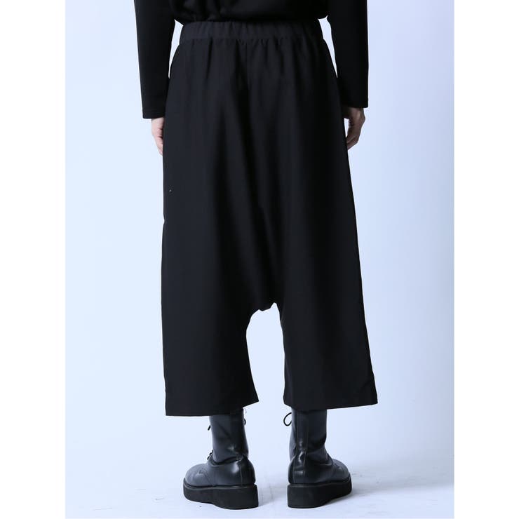 Gauze＃ ウールワイドサルエルパンツ CAMBIO パンツ mp8972- Stretch Saruel Tight Tapered Pants