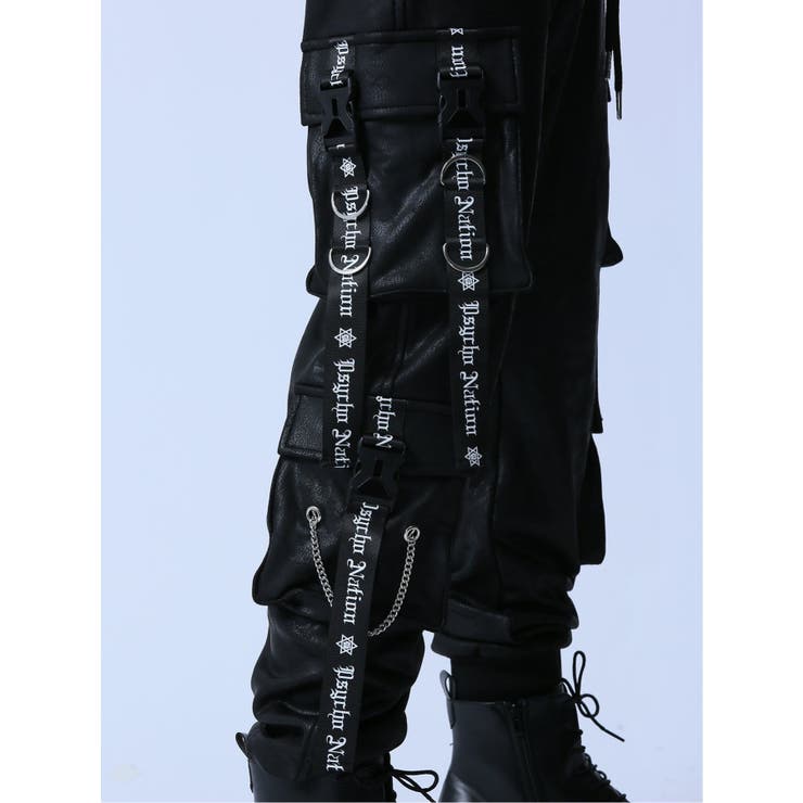 【送料無料/新品】 サイコネーション/PSYCHONATION ベルトカーゴパンツ[品番 パンツ