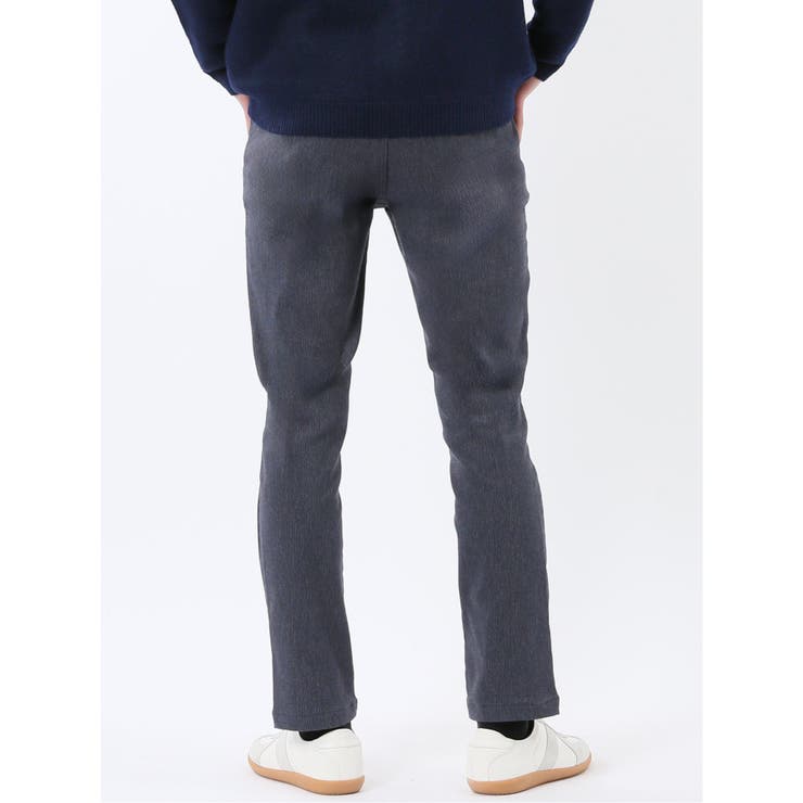 クロスストレッチ+ウォーム トラウザーパンツ ジャガード[品番