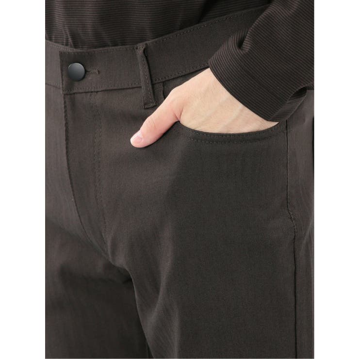 クロスストレッチ スリムパンツ ヘリンボン | TAKA-Q MEN | 詳細画像18 