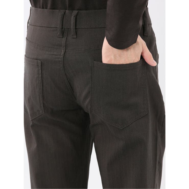 クロスストレッチ スリムパンツ ヘリンボン | TAKA-Q MEN | 詳細画像19 