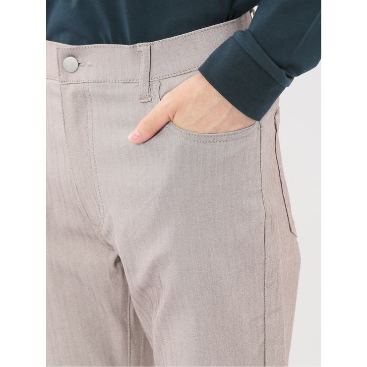 クロスストレッチ スリムパンツ ヘリンボン | TAKA-Q MEN | 詳細画像27 