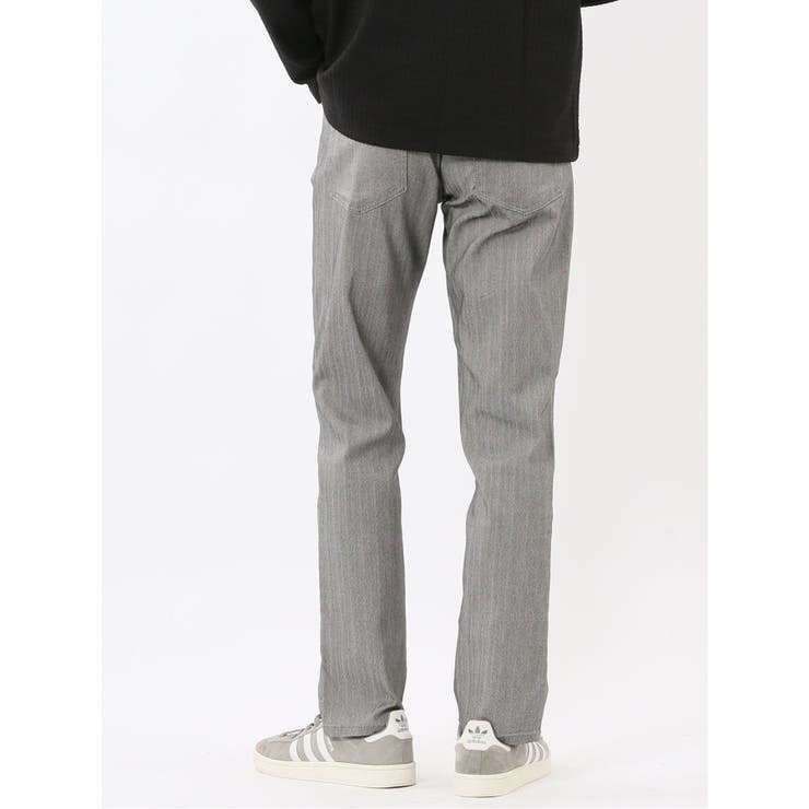 クロスストレッチ スリムパンツ ヘリンボン | TAKA-Q MEN | 詳細画像3 