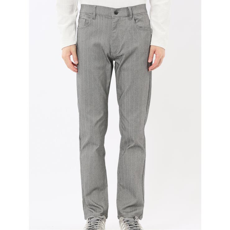 クロスストレッチ スリムパンツ ヘリンボン | TAKA-Q MEN | 詳細画像6 